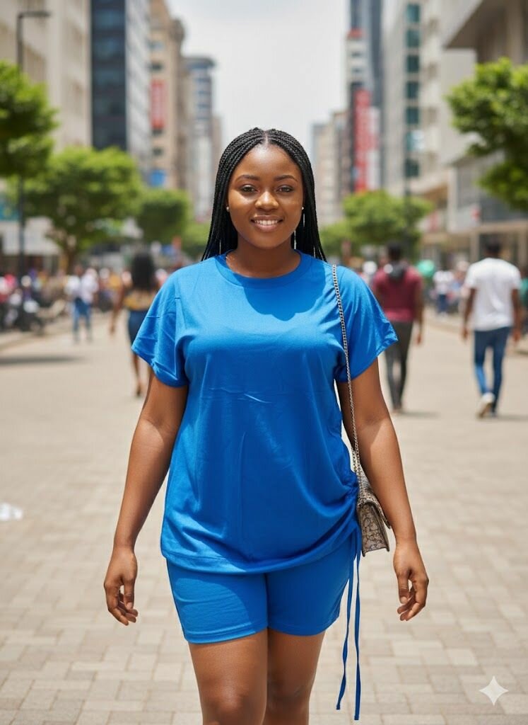 Set de T-shirt et Short Bleu