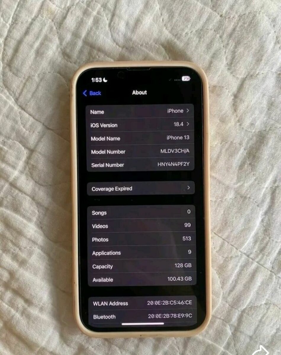 iPhone 13 128GB en parfait état