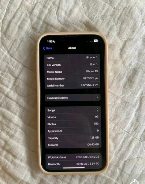 iPhone 13 128GB en parfait état