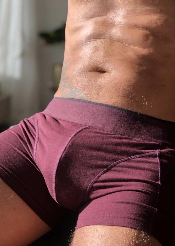 Boxer HEY! Push-up bordeaux
