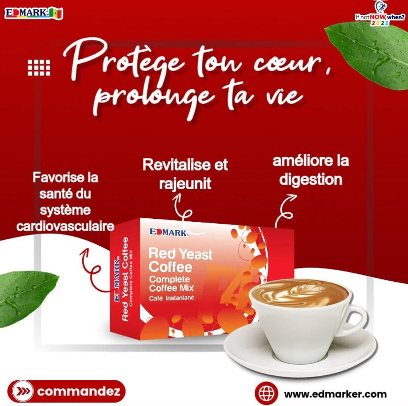 Café aux levures rouges Edmark