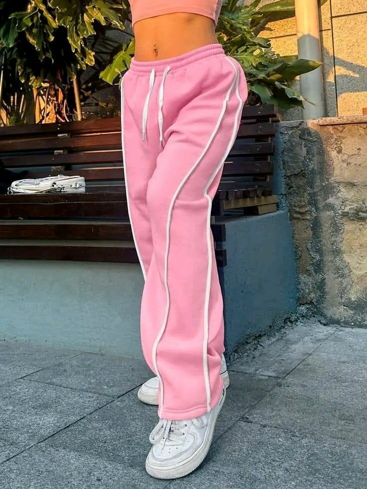 Pantalon de jogging rose tendance