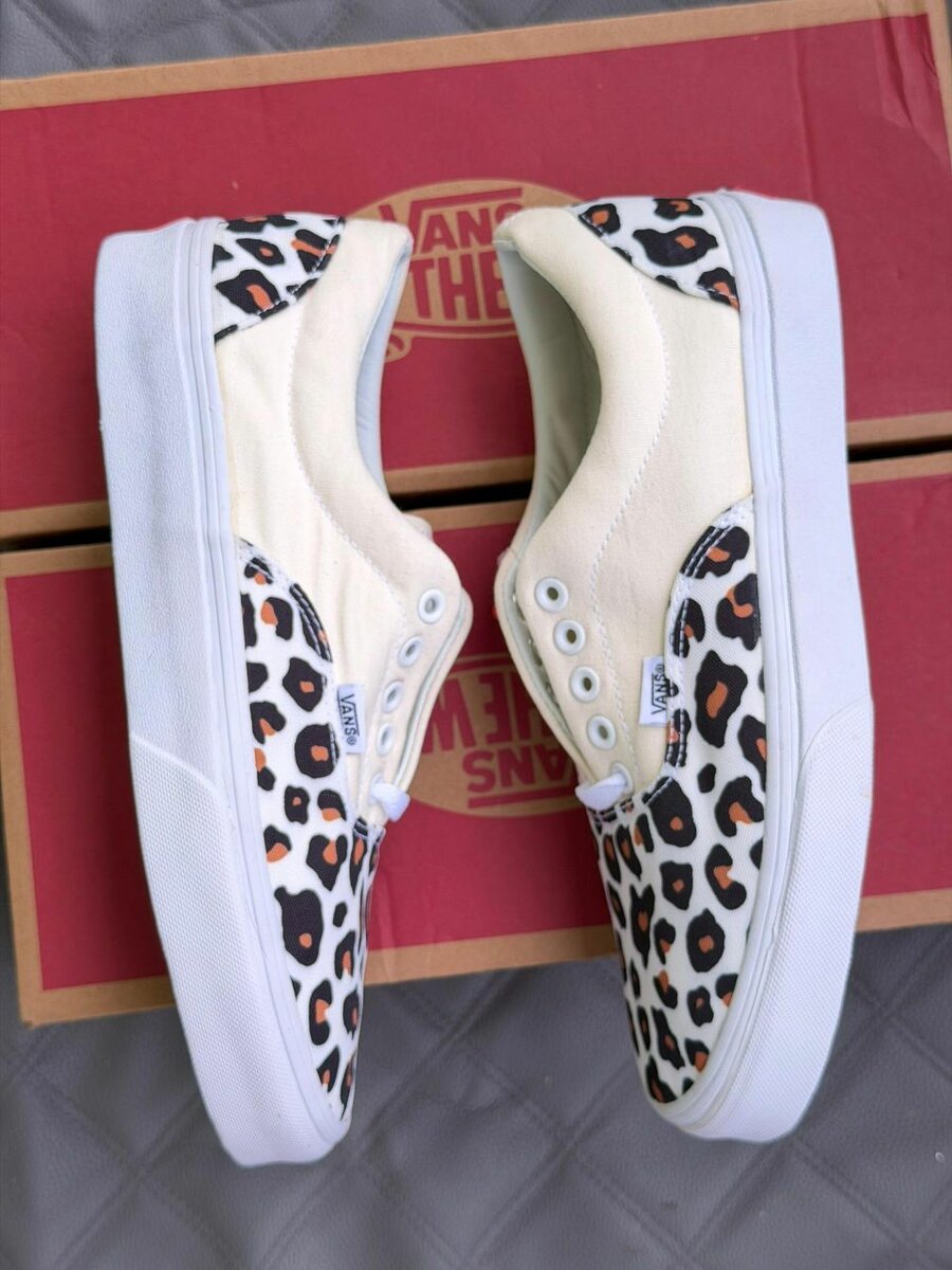 Vans Leopard Print Sneakers
