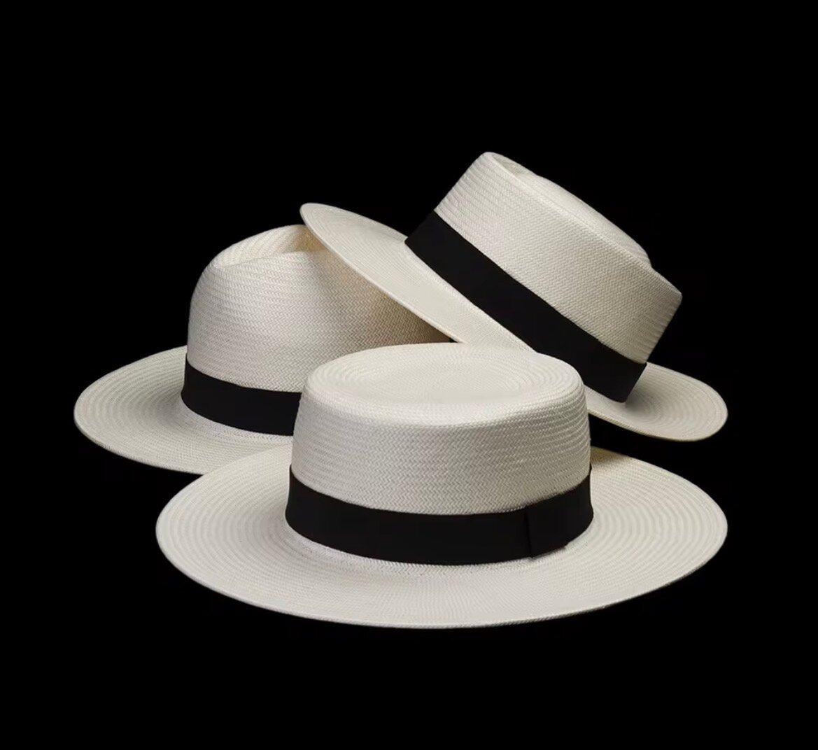 Chapeaux Panama en paille élégants