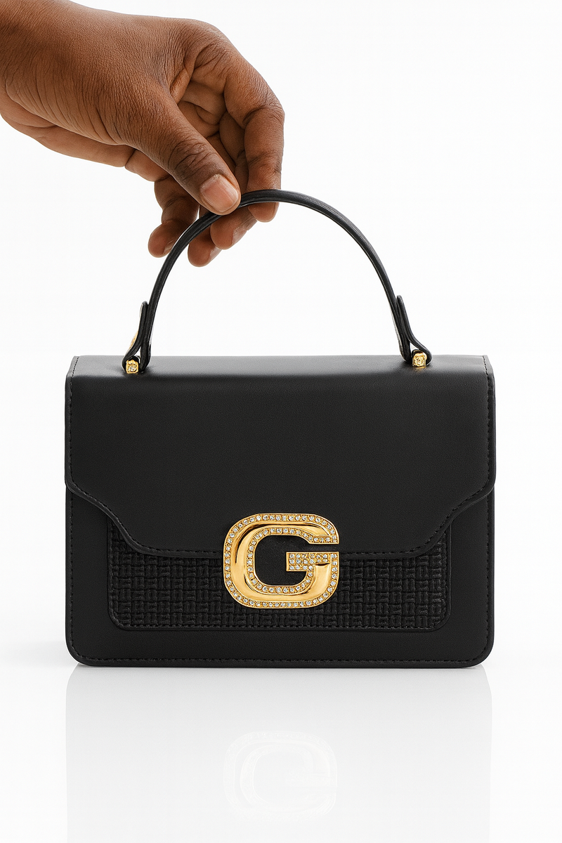 Sac à main élégant noir