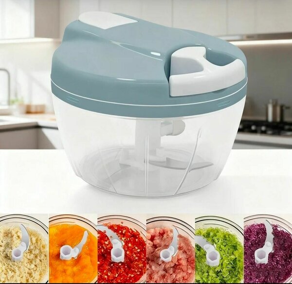 Mini hachoir manuel pour légumes et fruits