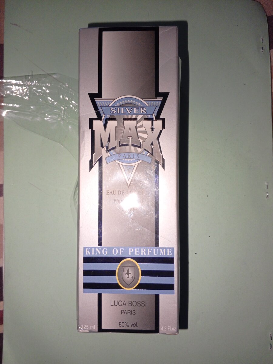 Eau de Toilette Max Silver