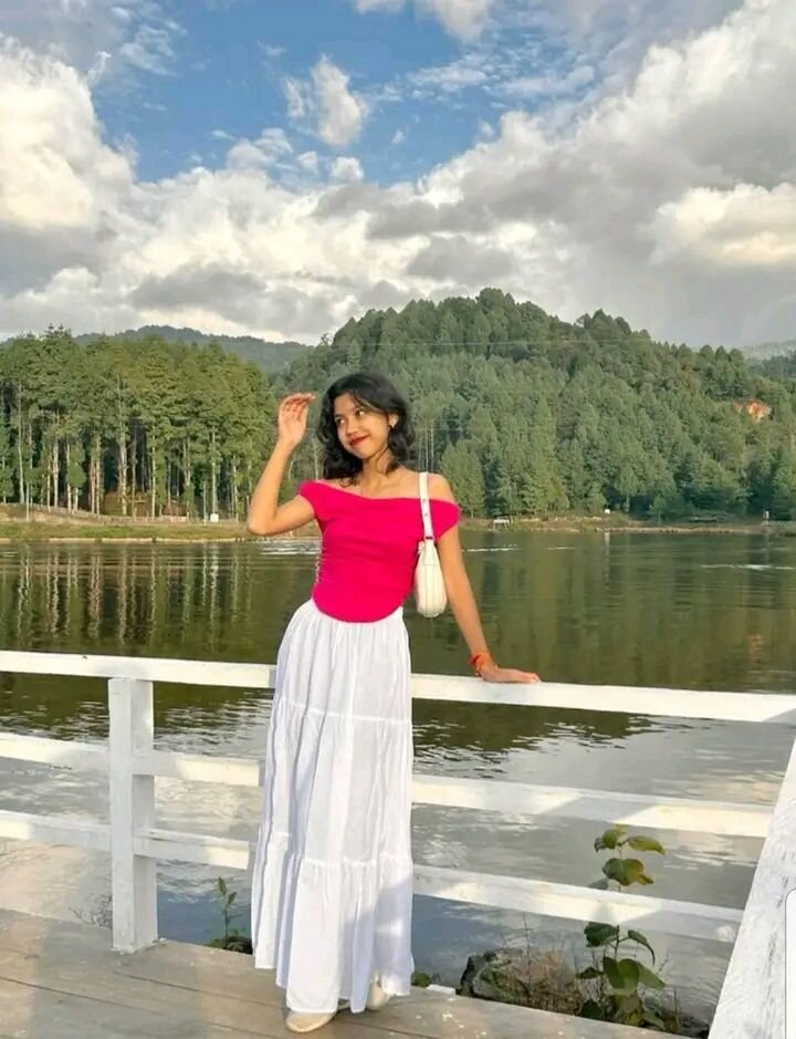 Jupe longue en coton pour femmes