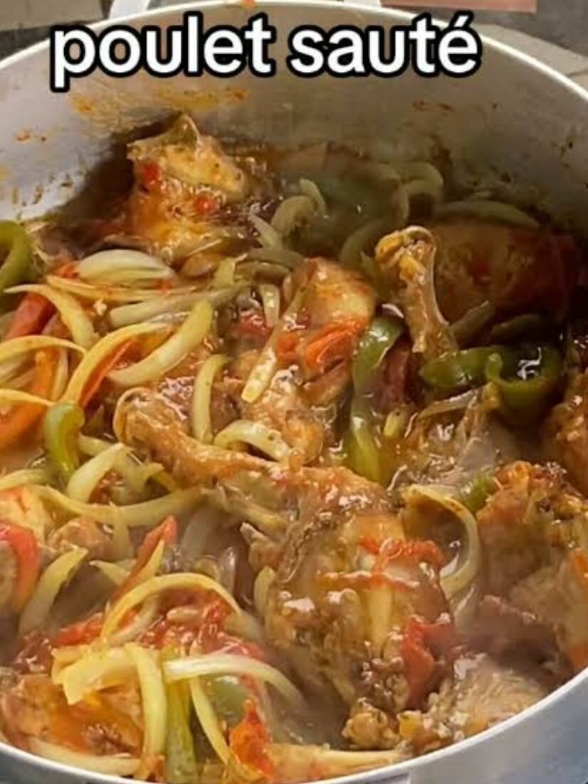 Délicieux Poulet Sauté Épicé