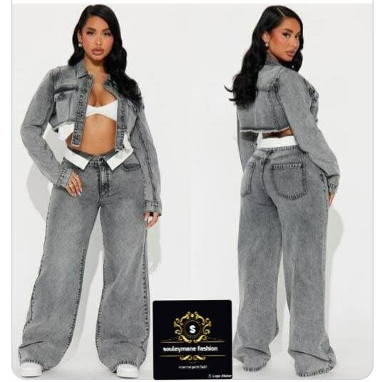 Tenue en jean tendance femme