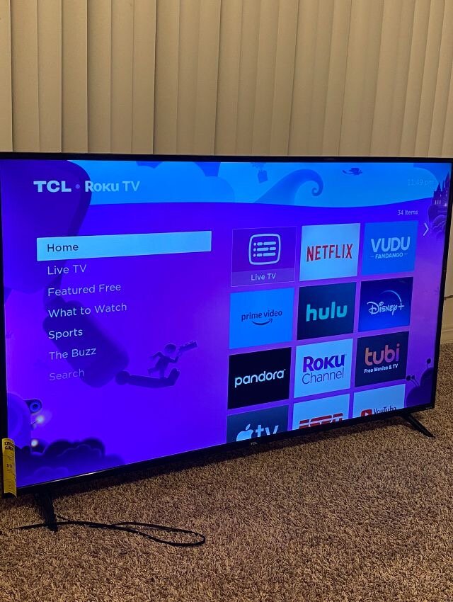 TV TCL Roku 55 pouces HDR