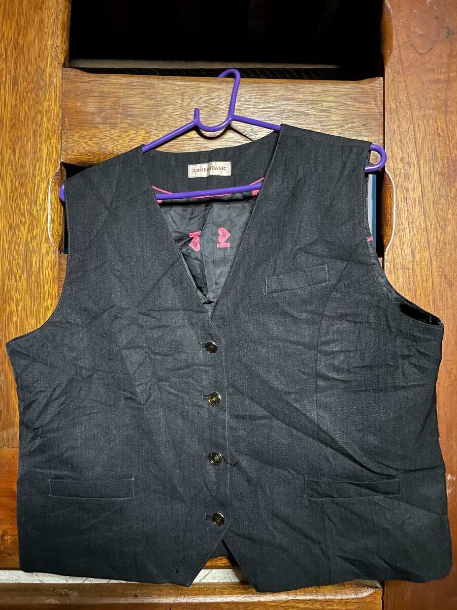 Gilet noir élégant