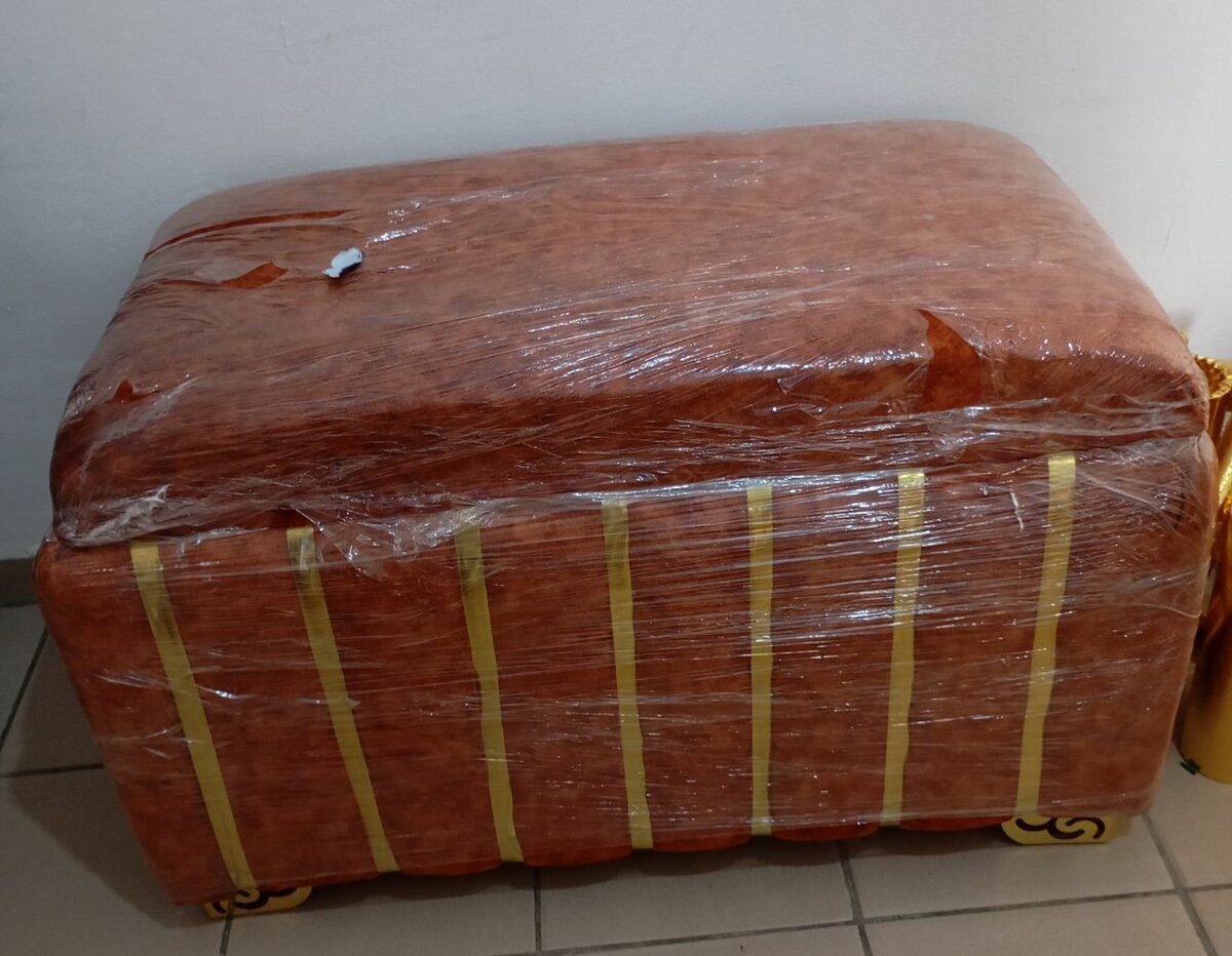 Pouf de rangement élégant