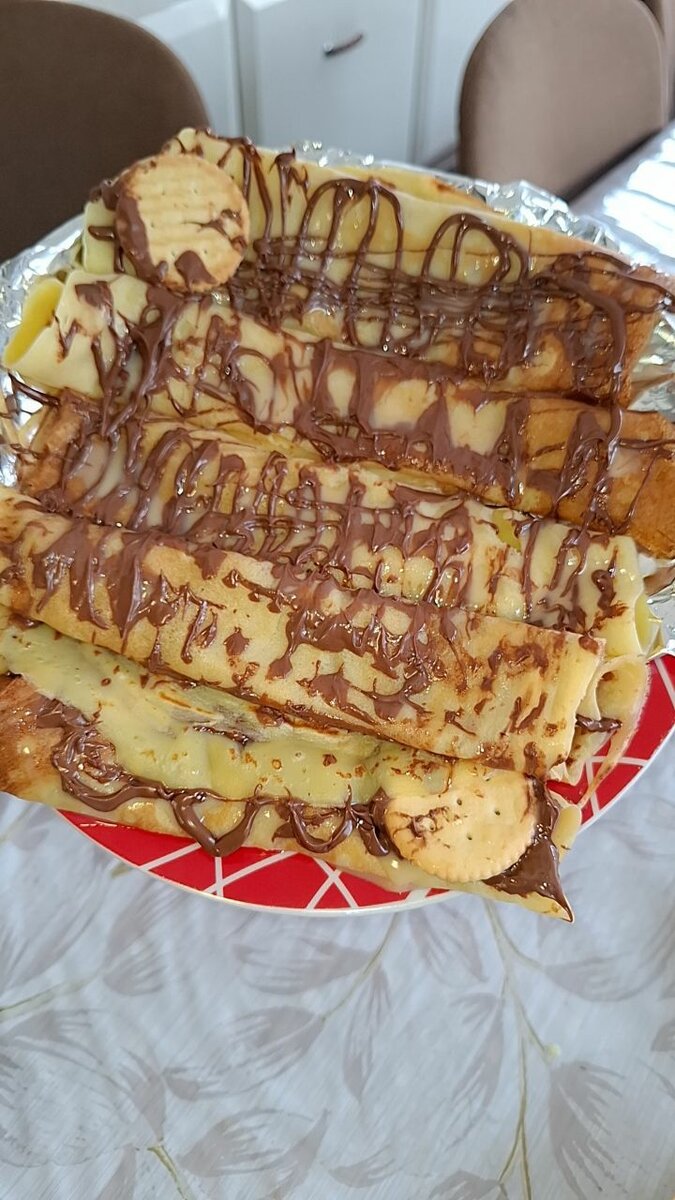 Crêpes au chocolat gourmandes