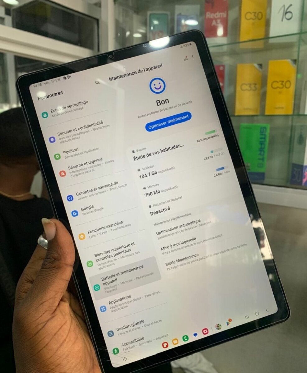 Tablette Samsung Galaxy A10