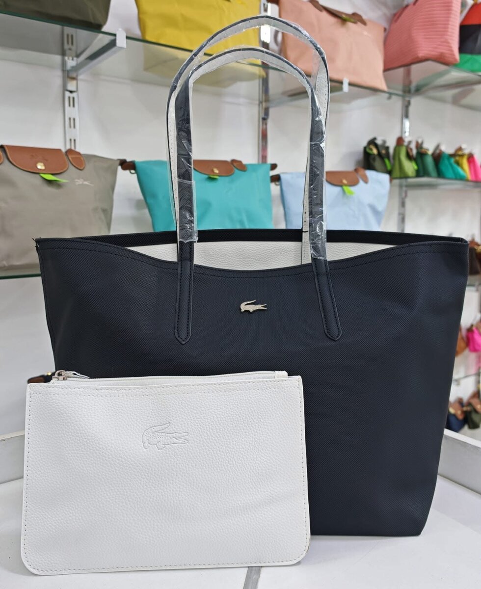 Sac cabas Lacoste avec pochette