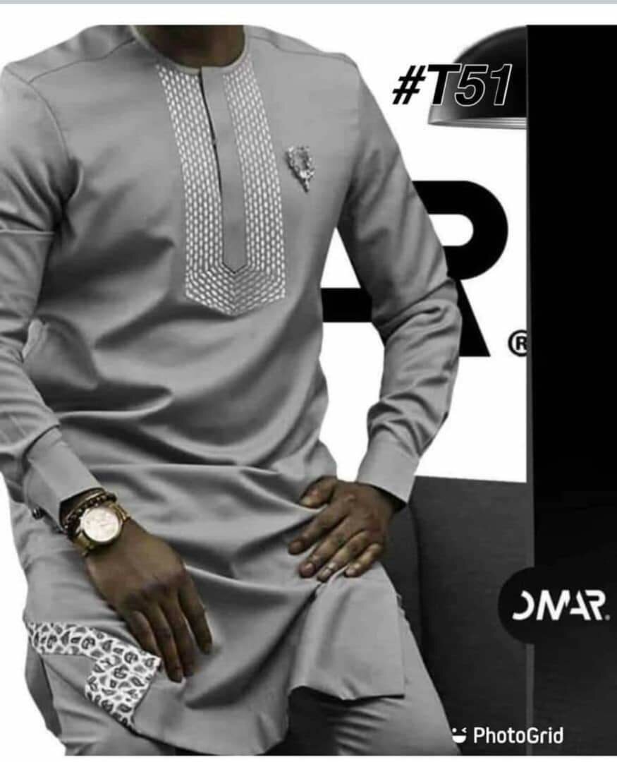 Boubou moderne homme élégant