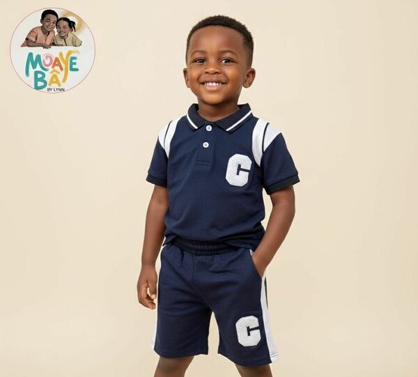 Ensemble polo enfant élégant