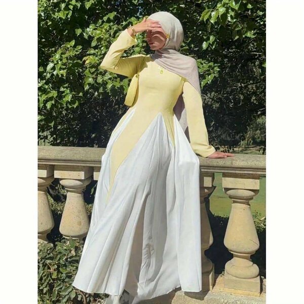 Robe Évasée Élégante Hijab