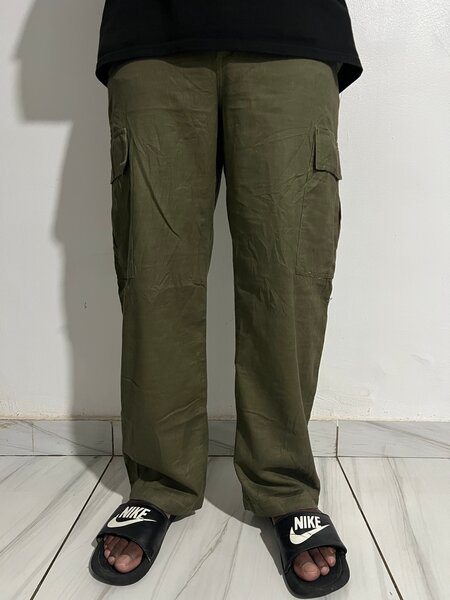 Pantalon Cargo Vert Homme