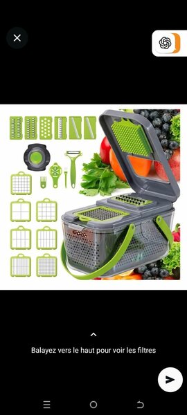 Coupe légumes multifonction