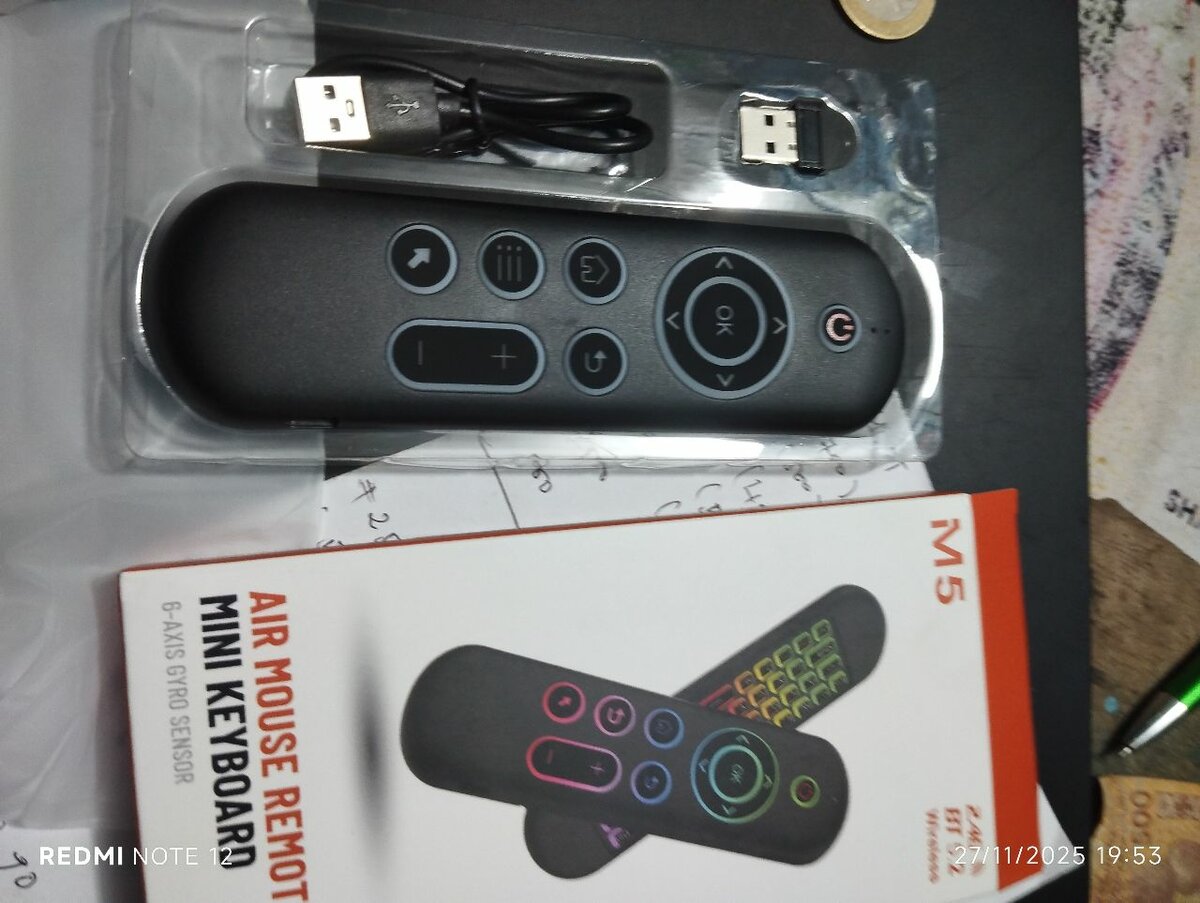 Télécommande Air Mouse M5