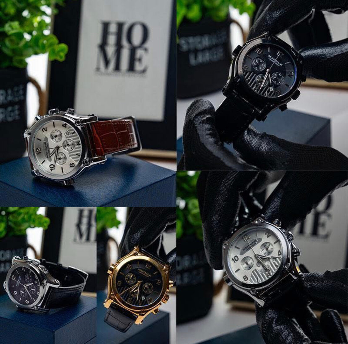 Montre chronographe élégante