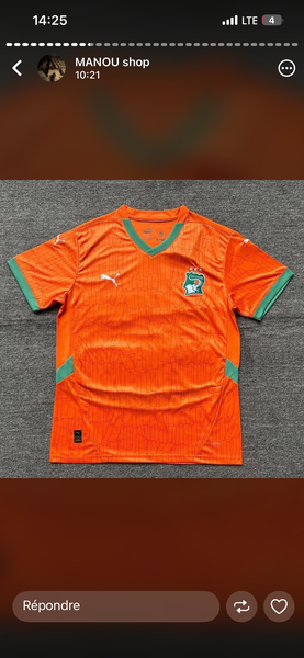 Maillot de football Côte d'Ivoire