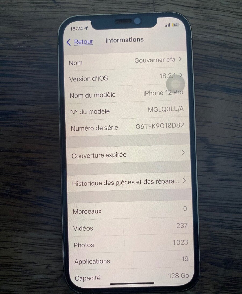 iPhone 12 Pro 128 Go