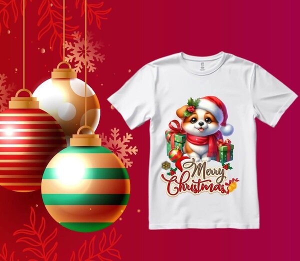 T-shirt Noël festive