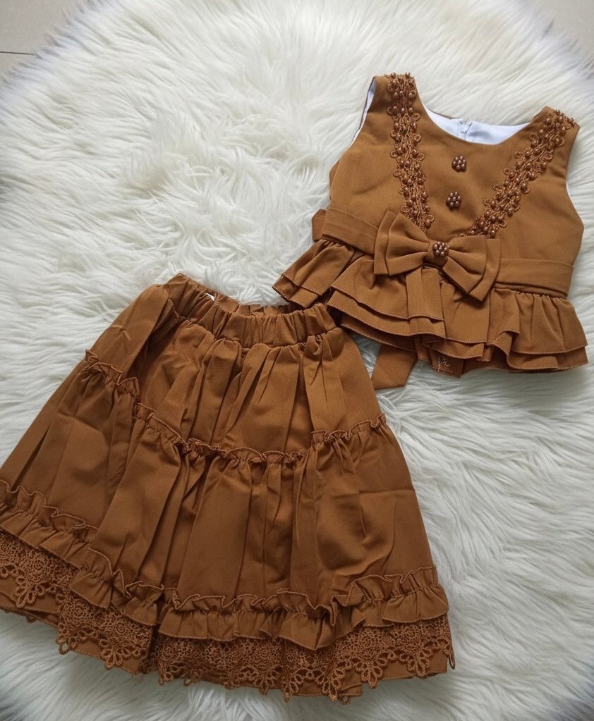 Robe fille chic 5-7 ans