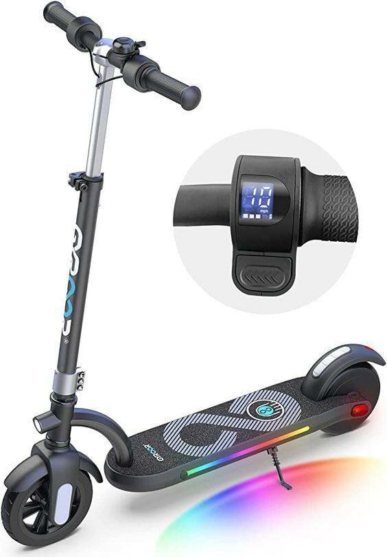 Trottinette électrique pliable LED