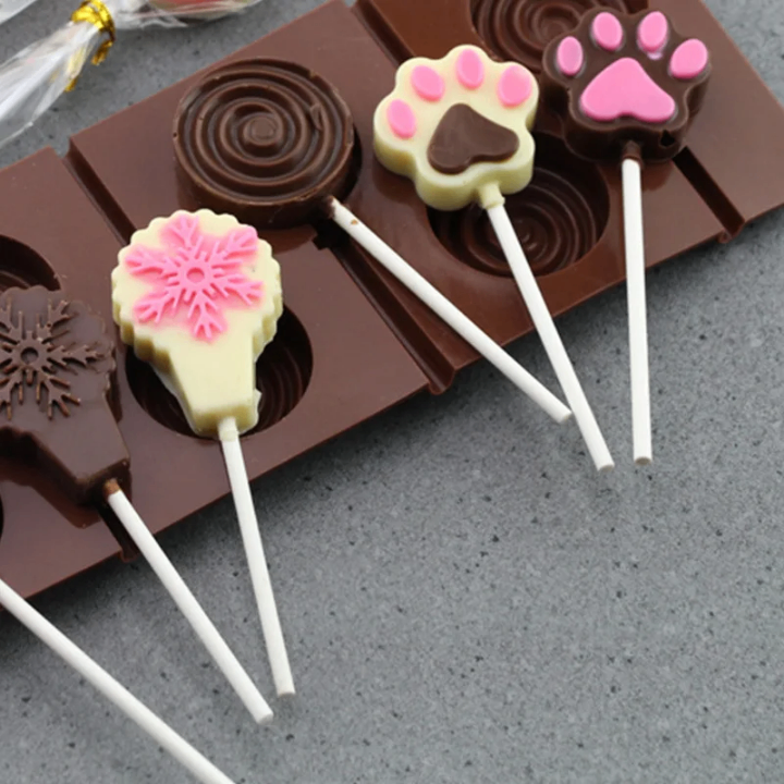 Bâtons de sucette en plastique