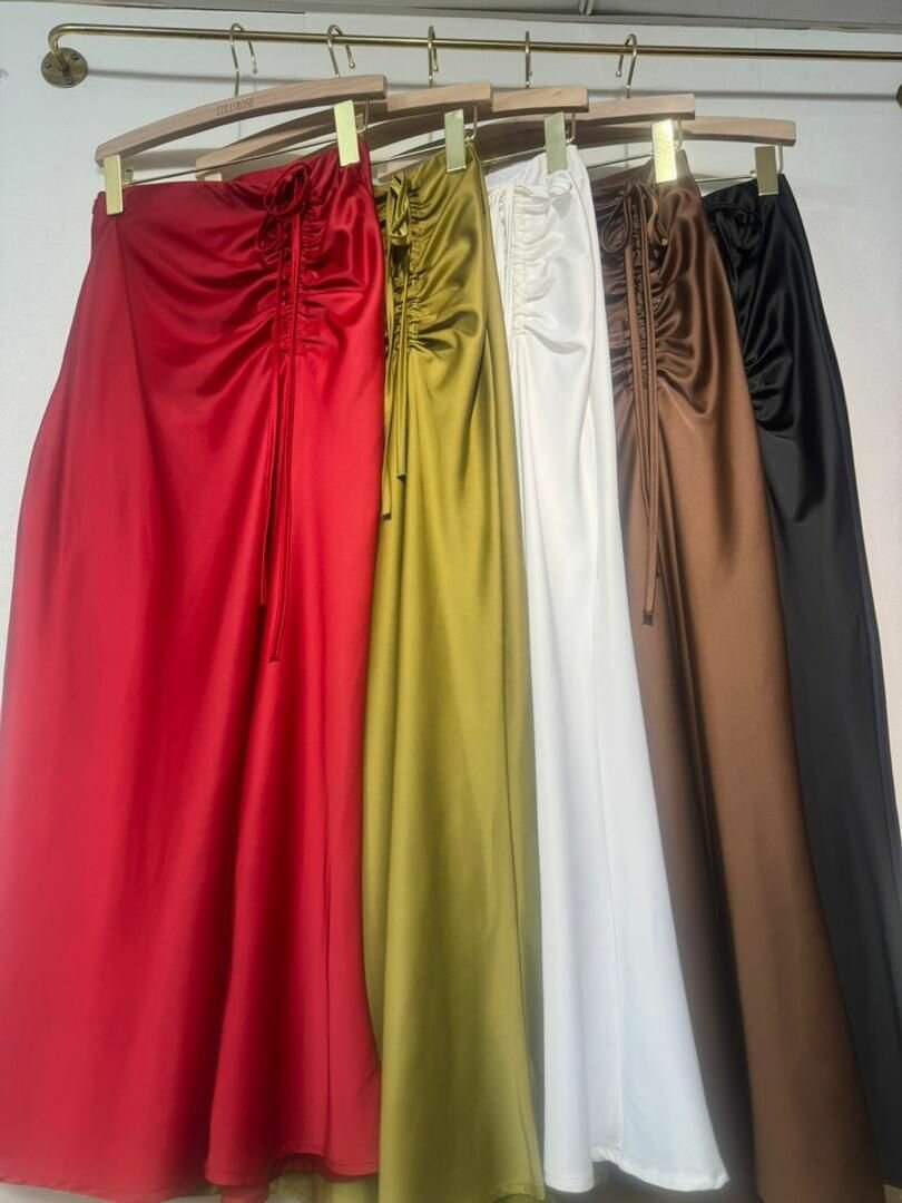 Jupe en satin tendance