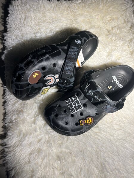 Crocs BAPE noir