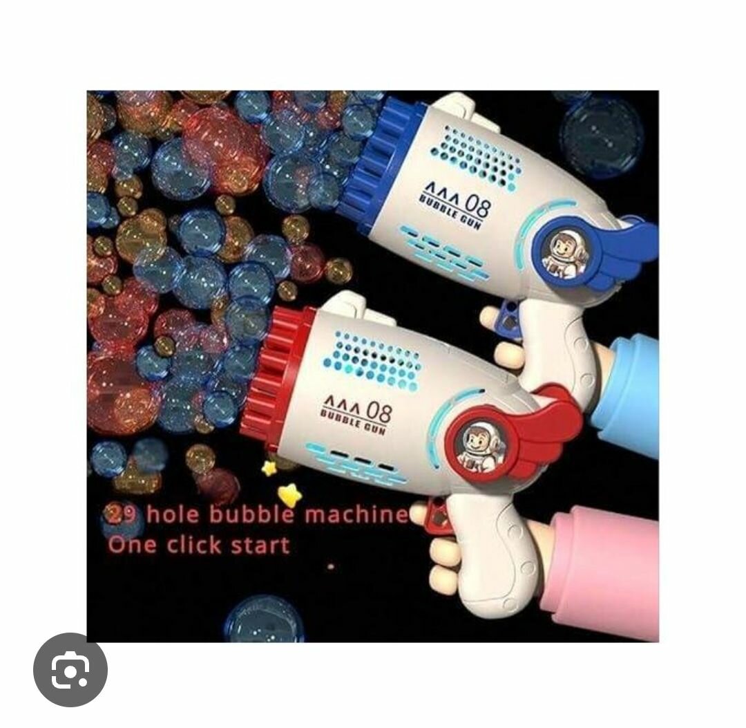 Pistolet à bulles 29 trous