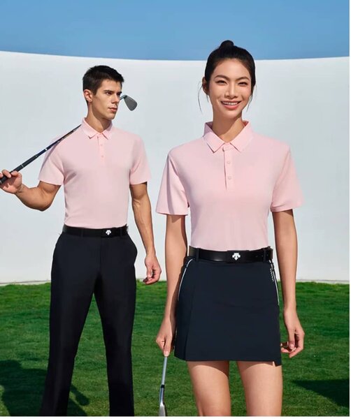 Polo de golf élégant unisexe