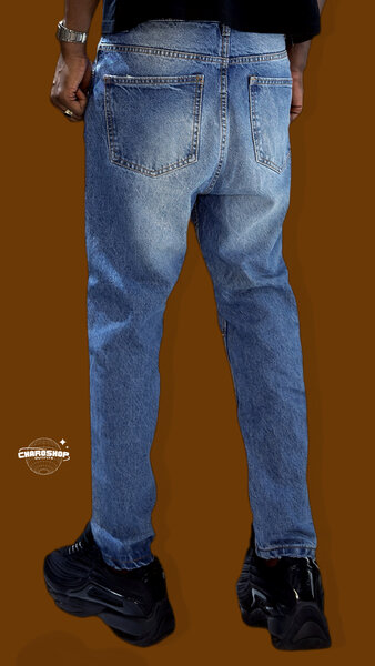 Jeans droits décontractés homme