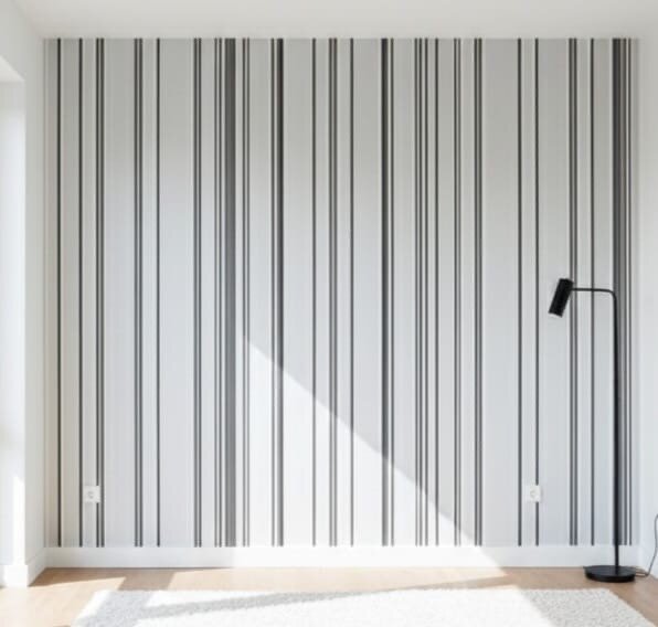 Papier Peint Rayé Moderne