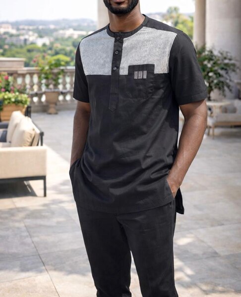 T-shirt homme noir et gris