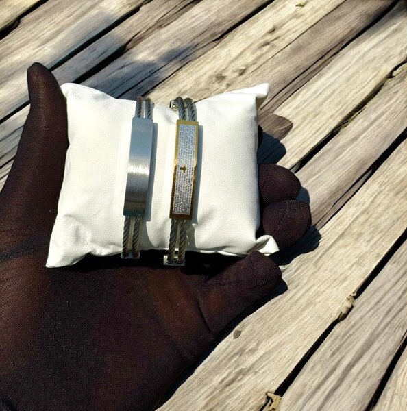 Bracelet Homme Luxe en Acier