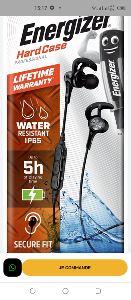 Écouteurs Intra-Auriculaires Étanches