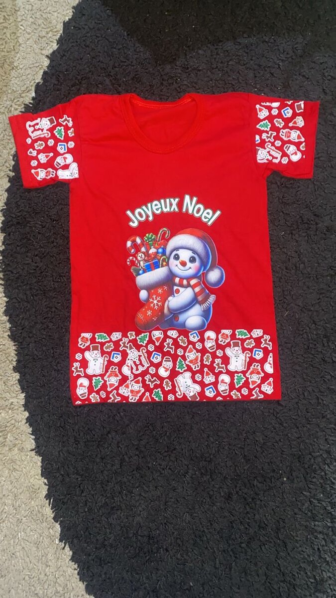 T-shirt Noël Bonhomme de Neige