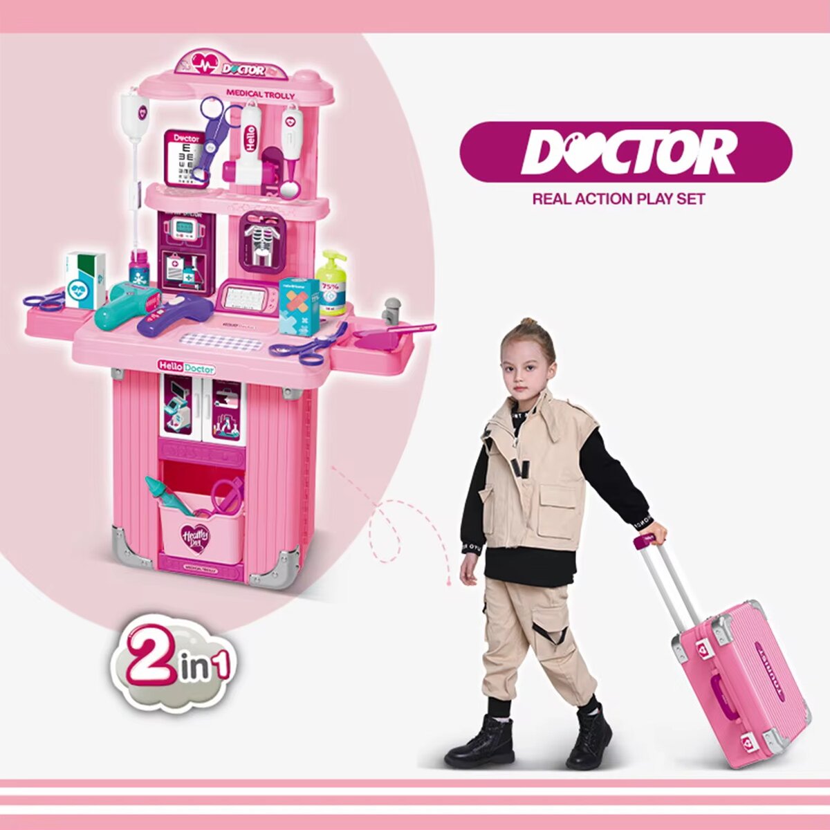 Jouet Chariot Docteur Enfant