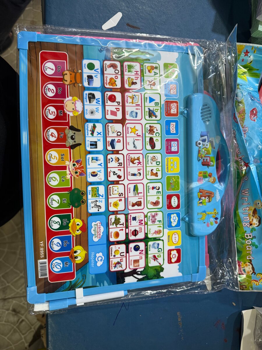 Tableau éducatif bilingue enfants