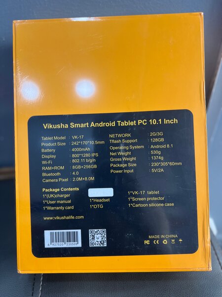 Tablette Android 10.1 pouces