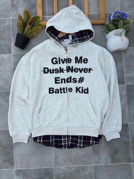 Sweat à capuche imprimé