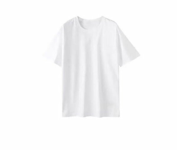 T-shirt basique blanc unisexe