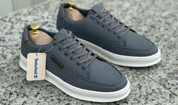 Baskets casual en cuir