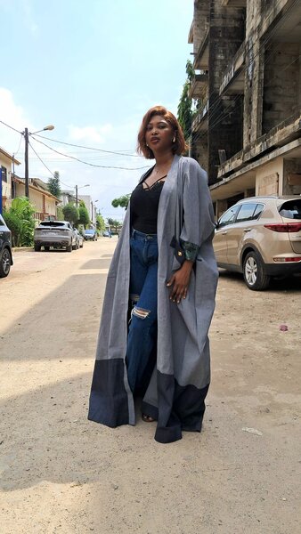 Kimono long élégant